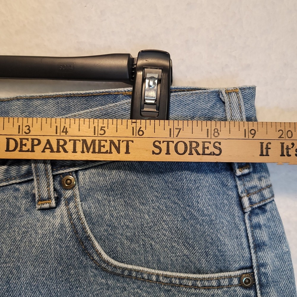 Carhartt Blue Denim Work Jeans Traditional Fit B18 Men Size 40 x 32 - Picture 2 of 11